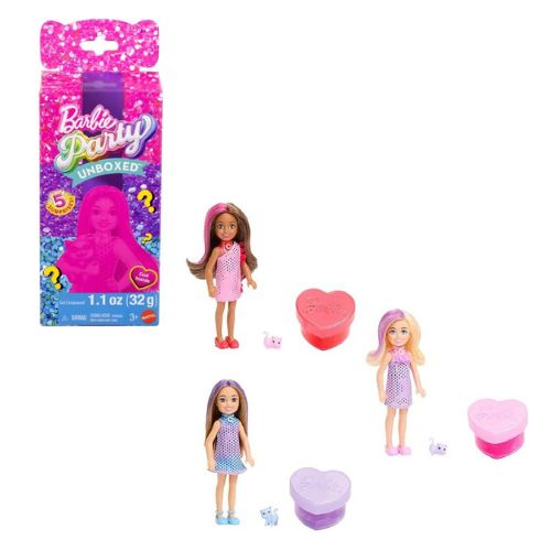 BARBIE Party Unboxed In Blind Box (x cm) 3ass…x3